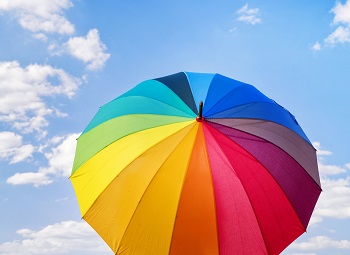 Colorful umbrella